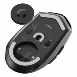 Logitech G 910-007199 mouse Gaming Right-hand RF Wireless + Bluetooth Optical 2560 DPI