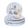 Plates MIA SNOW D26cm 2pcs in a gift box