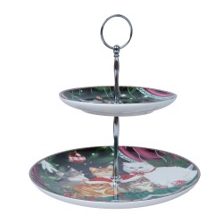 Tiered stand MIA CATS 2-levels, in a gift box