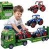 WOOPIE Samochód Laweta z Traktorami Farma Światła Dźwięki