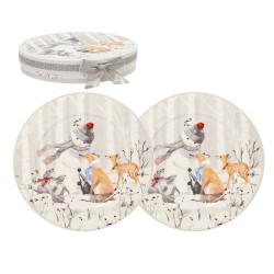 Taldrikud MIA SNOW 2tk D19cm, kinkekarbis