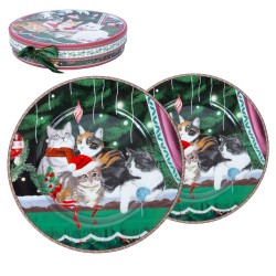 Taldrikud MIA CATS 2tk D19cm, kinkekarbis