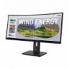 Lenovo ThinkVision T34WD-40 LED display 86.4 cm (34") 3440 x 1440 pixels Wide Quad HD+ Black