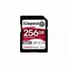 Kingston Technology 256GB Canvas React Plus SDXC UHS-II 300R/260W U3 V90 for Full HD/4K/8K