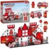 WOOPIE Klocki Magnetyczne 3D Zestaw Straż Pożarna 48el.