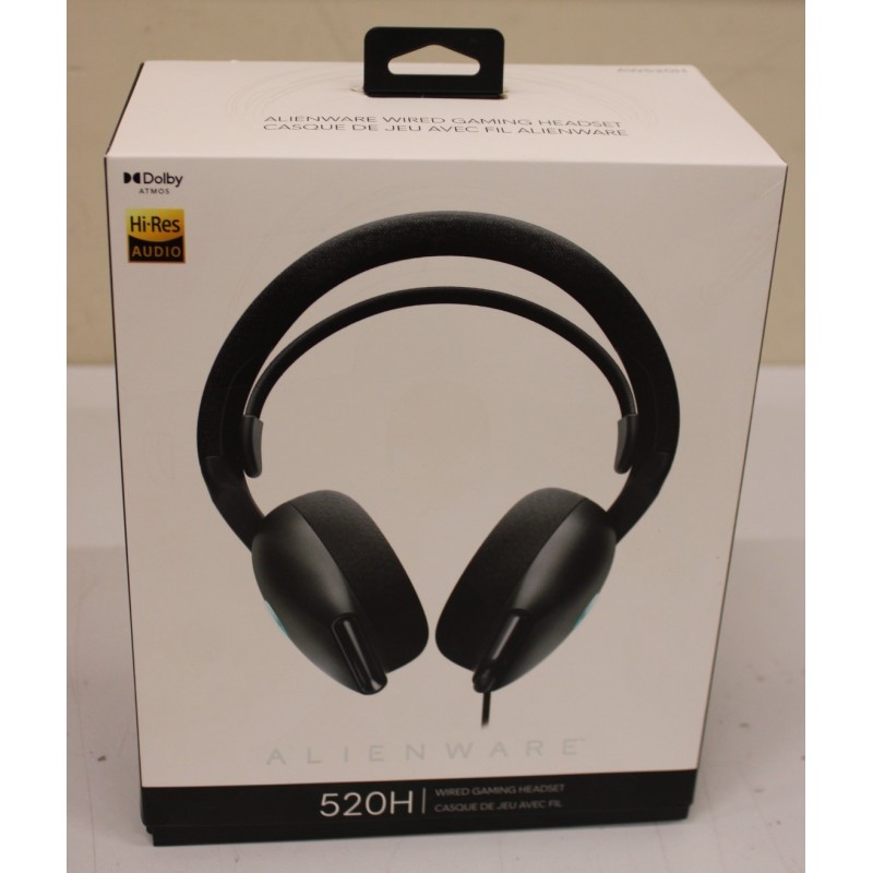 SALE OUT. Dell Alienware Wired Gaming Headset - AW520H (Dark Side of the Moon) Dell Alienware Wired Gaming Headset |