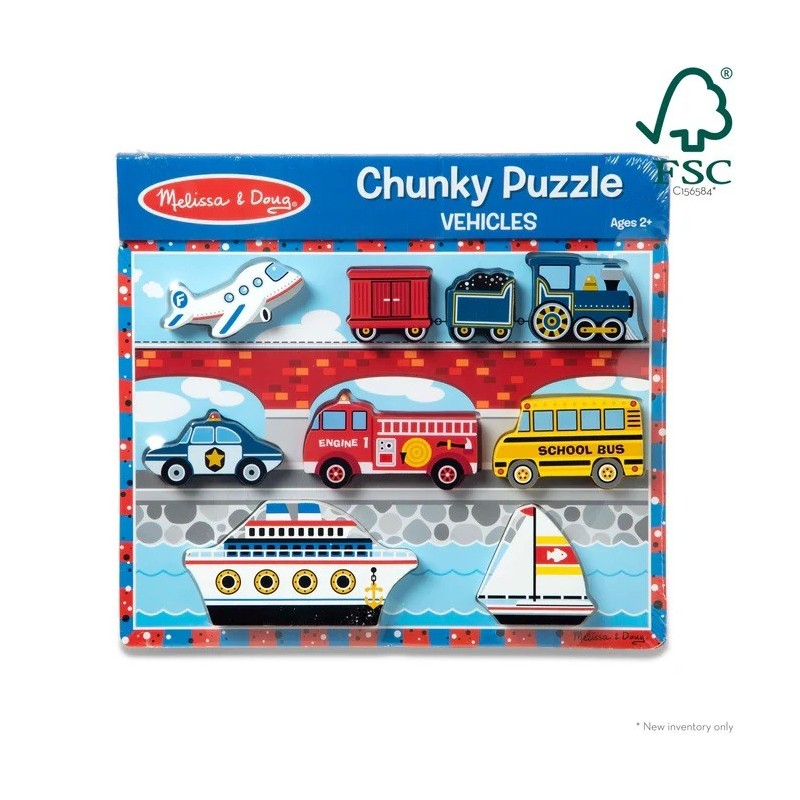 MELISSA&DOUG Мои первые пазлы Транспорт