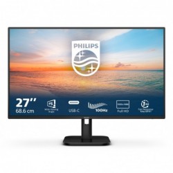 Philips 1000 series 27E1N1300A/00 computer monitor 68.6 cm (27") 1920 x 1080 pixels Full HD LCD Black
