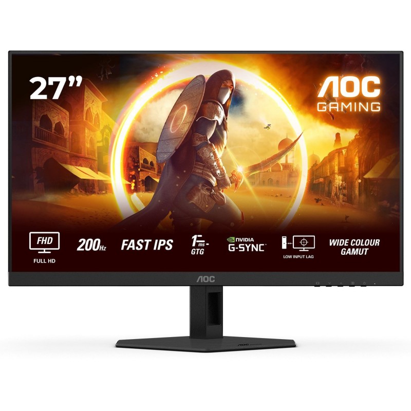 AOC 27G4HRE 27u201c 1920x1080/16:9/300 cd/mu00b2/0.5ms/HDMI, DisplayPort, Headphone out