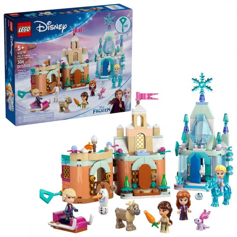 LEGO DISNEY 43278 Mini Arendelle Castle & Elsa's Ice Palace