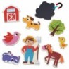 VIGA Magnetyczni Przyjaciele z Farmy 20 szt. Magnesów – Kreatywna Zabawa z Wiejskimi Zwierzątkami