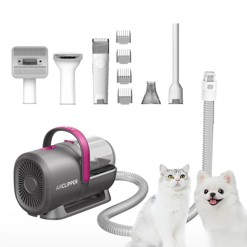 PETKIT Air Clipper Pet Grooming Vacuum Kit 5in1 LM4 Grey/White