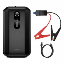 Baseus BS-CH001 - starting device, booster 10000 mAh 12V (1000 A / 500 A) + crocodile clips (black)