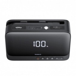 Baseus Super Energy BS-CH013 4in1 - jump starter with torch, 6000mAh power bank, compressor (black)