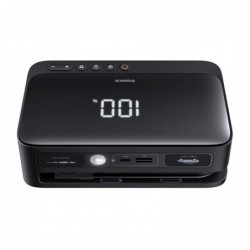 Baseus Super Energy BS-CH013 4in1 - jump starter with torch, 6000mAh power bank, compressor (black)