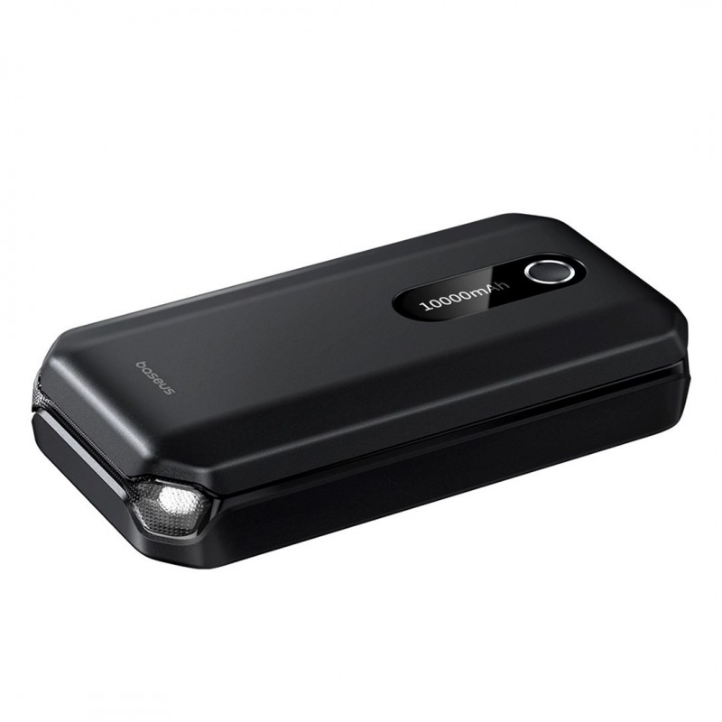 Baseus BS-CH001 - starting device, booster 10000 mAh 12V (1000 A / 500 A) + crocodile clips (black)