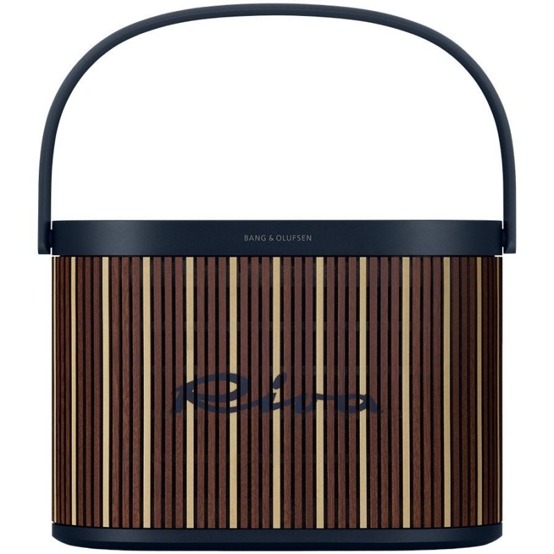 Bezvadu skaļrunis BANG & OLUFSEN  Beosound A5 Speaker Riva Edt (Cover Mahogany Maple/Handle Navy Blue) 