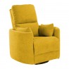 Tugitool STINA kiikuv ja pöörlev manuaalne recliner 83x88xH100cm, kollane