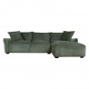 Corner sofa DIVI RC, mint green