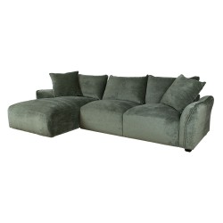 Corner sofa DIVI LC, mint green
