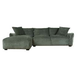 Corner sofa DIVI LC, mint green