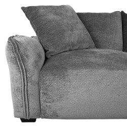 Corner sofa DIVI RC, grey