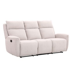 Diivan MAREN 3-kohaline manuaalne recliner 206x90xH104cm, beež