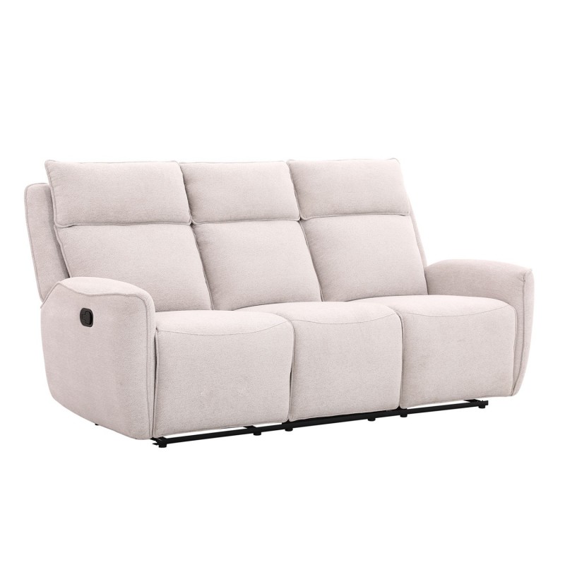Diivan MAREN 3-kohaline manuaalne recliner 206x90xH104cm, beež