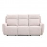 Recliner sofa MAREN 3-seater with manual mechanism, beige
