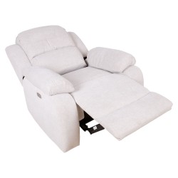 Tugitool FELICIA elektriline recliner 92x93xH100cm, loodusvalge