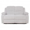 Recliner sofa FELICIA 2-seater with electric mechanism, natural white