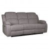 Recliner sofa FELICIA 3-seater with electric mechanism, grey