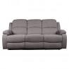 Recliner sofa FELICIA 3-seater with electric mechanism, grey
