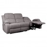 Recliner sofa FELICIA 3-seater with electric mechanism, grey