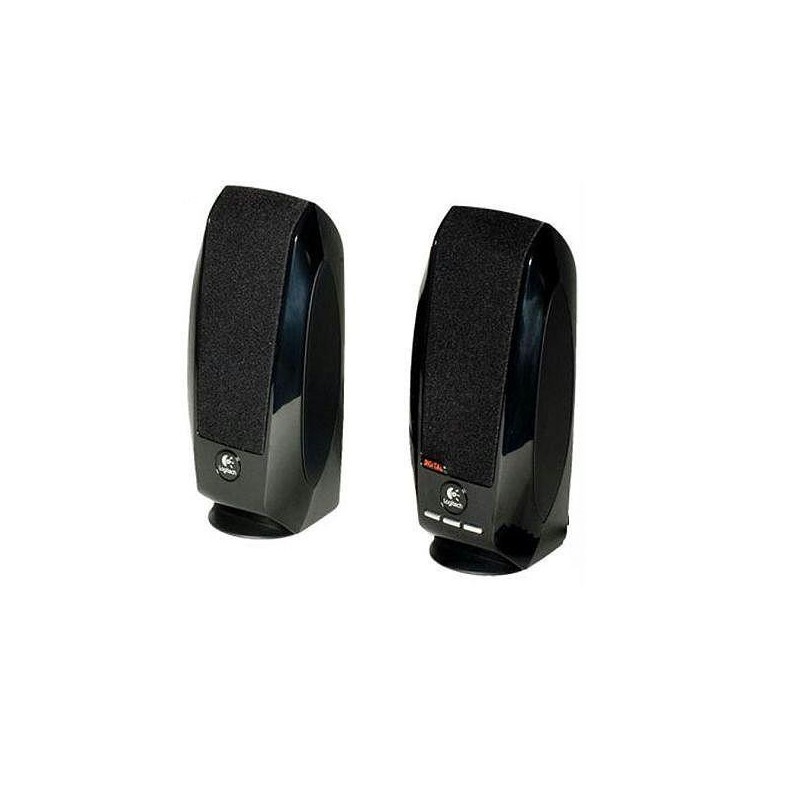 Logitech LGT-S150 Black 2.0 Stereo Speakers Total RMS power: 1.2 watts RMS (0.6 watts per satellite)  W