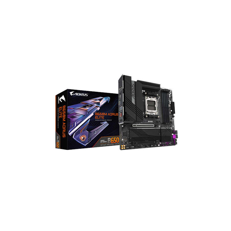 Gigabyte B650M AORUS ELITE (rev. 1.3) Processor family AMD Processor socket AM5 DDR5 Supported hard disk drive