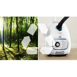 Bosch Serie 4 BGB41HYG1H 600 W white bagged vacuum cleaner
