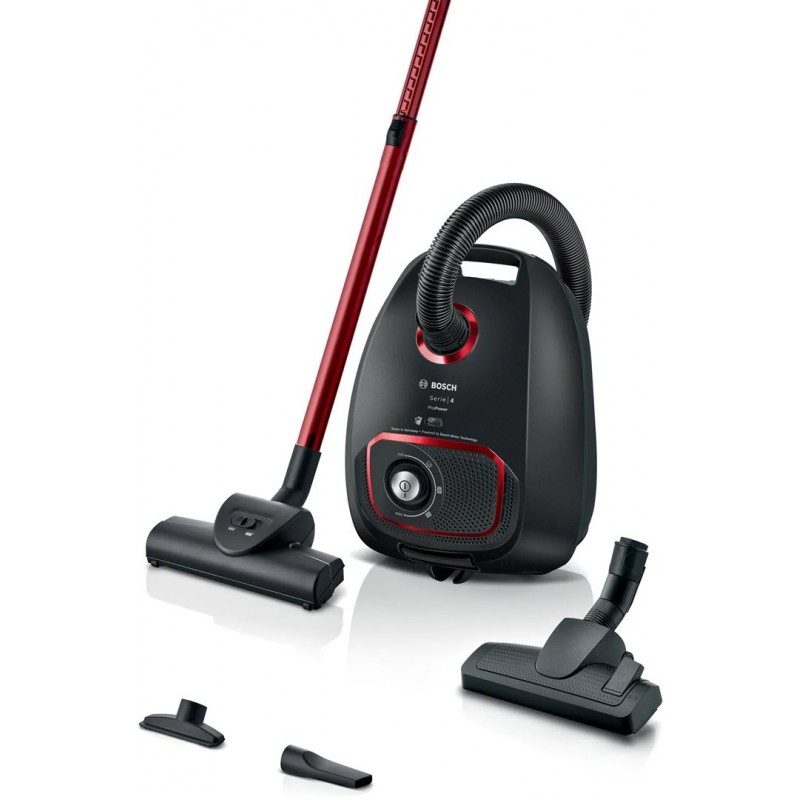 Bosch Serie 4 BGB41POW1 850 W black bagged vacuum cleaner