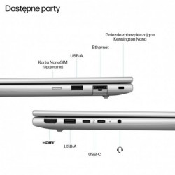 HP EliteBook 6 G1a Ryzen AI 5 340 14.0"WUXGA IPS 300nits AG 16GB DDR5 5600 SSD512 5MP+IR Radeon 840M W11Pro Pike Silver