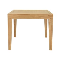 Dining table BOWEN 90+90x90xH76cm, oak