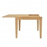 Dining table BOWEN 90+90x90xH76cm, oak