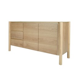 Side board GARDENIA 143x43xH80,5cm, oak