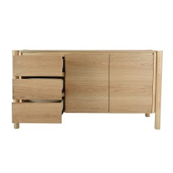 Kummut GARDENIA 143x43xH80,5cm, tamm