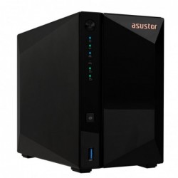 NAS Asustor AS3302T v2 Tower 2x (3.5" SATA HDD/ 2.5" SSD) Realtek RTD1619B, 2GB DDR4, 1x 2.5GbE, 3x USB 3.2