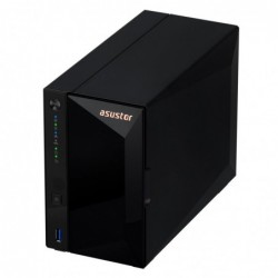 NAS Asustor AS3302T v2 Tower 2x (3.5" SATA HDD/ 2.5" SSD) Realtek RTD1619B, 2GB DDR4, 1x 2.5GbE, 3x USB 3.2