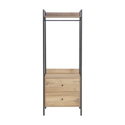 Esikuriiul HANNES 64x40xH180cm, rustik melamiin