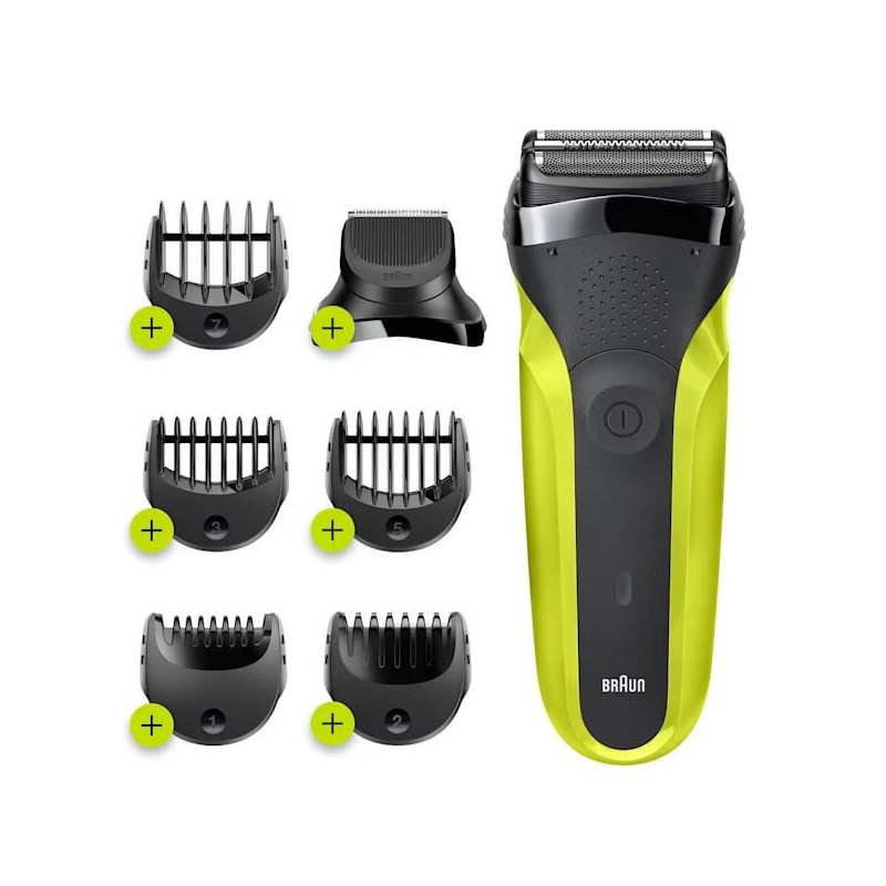 Skuveklis Braun  Shaver 300BT Operating time (max) 30 min NiMH Green 