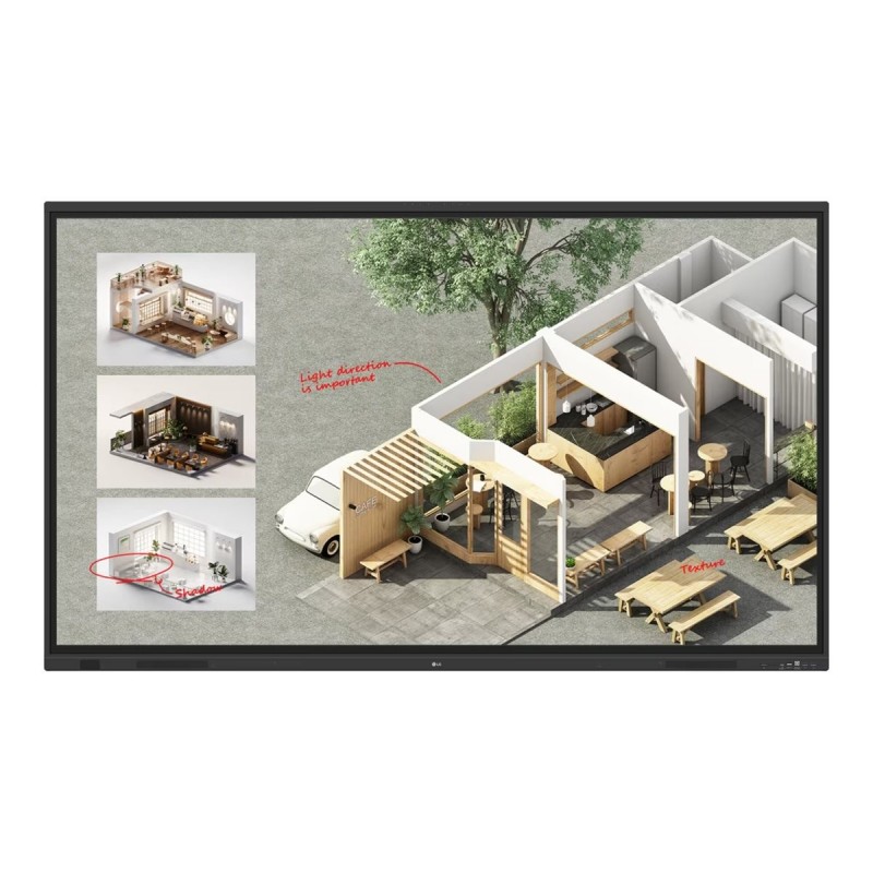 LG 86TR3DQ-B 86" IPS UHD 3840 x 2160 /400cd/m2/8ms HDMI, VGA, Audioin, USB