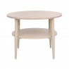 Coffee table LESTER 60x60xH45cm, light wood beige