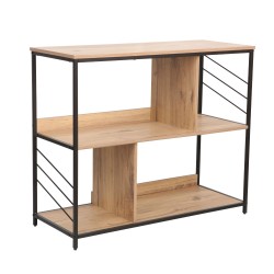 Riiul DIMITRA 100x40xH83,5cm, rustik must